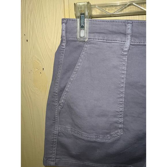 Torrid Shorts Womens 12 12W Gray Twill Utility Chino Mid Rise Expose Button Fly - Picture 4 of 8